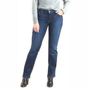 Levi's Women's 505 Straight Leg Jean in Sleek Blue - 14S (32 x 30)